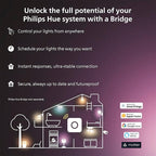 Philips Hue Indoor 16 Ft Smart LED Solo lightstrip Base Kit - 1 Pack - Control with Hue App - Compatible with Alexa, Google Assistant and Apple HomeKit| (Pack of 4)