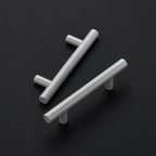 Ravinte 12 Pack | 5 Inch Cabinet Pulls Grey Stainless Steel Kitchen Drawer Pulls Cabinet Handles 5 InchLength, 3 Inch Hole Center