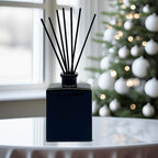 Urban Naturals BlackBerry Vanilla Reed Diffuser Set – Ripe Blackberries, Warm Vanilla & Patchouli – 5 Ounce Sleek Black Rectangular Refillable Glass Bottle – Made in The USA