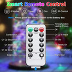 JMEXSUSS 2 Pack Color Changing Fairy Lights Battery Operated, Total 200 LED 66ft Color Changing Christmas Lights with Remote, 8 Modes Twinkle String Lights for Bedroom Decor, Warm White & Multicolor