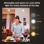 Philips Hue BR30 LED Smart Light Bulbs - Flicker-Free 85w Light Bulbs - Bluetooth Compatible, Compatible with Alexa, Google Assistant, and Apple HomeKit - E26 Base - 2 Pack