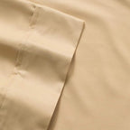Sweet Home Collection 6 Piece 1500 Supreme Collection Brushed Microfiber Deep Pocket Sheet Set-2 Extra Pillow Cases, Great Value, Split King, Camel