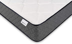 Amazon Basics Memory Foam Mattress, King Size Mattress, Hybrid, 12 Inch, Medium Feel, Motion Isolation Springs, White/Gray