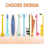 Personalized Growth Chart for Wall, Wooden Height Chart for Kids, Cute Height Measurement for Child/Girls/Boys, Baby and Toddler's Playroom/Kid's Room/Nursery Decor, Giraffe