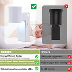 6 PCS Wall Fragrance Plug in with Night Light and Oil Diffuser Plug with Upgraded Fragrance Concentration Control, Compatible with Bath and Body Works WallFower for Home, White