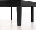 Mellow Naturalista Classic 16 Inch Solid Wood Platform Bed with Wooden Slats, Black, Full