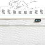 ZINUS 12 Inch Foam and Spring Hybrid Mattress [New Version], Twin, Fiberglass Free, Medium Firmness, Durable Support, Certified Safe Foams & Fabric, Mattress in A Box