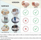 Deep Dream 1.5mm Clear Desk Cover Protector, 54×96 Inch Clear Table Protector, Rectangular Vinyl Desk Pad, PVC Plastic Table Cover for Office, Dresser, Night Stand, Computer & Writing Desk Tabletop