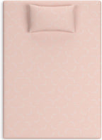 Signature Design by Ashley Twin Size iKidz 7 Inch Firm Gel Memory Foam Mattress with Stretch Knit Cover & Pillow Included, Pink Coral, Fiberglass Free, Mattress in A Box
