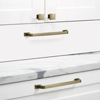 khtumeware 6 Pack 5 Inch Kitchen Cabinet Handles Brushed Antique Brass Cabinet Pulls Drawer Pulls Kitchen Cabinet Hardware Kitchen Handles for Cabinets Cupboard Handles Drawer Handles