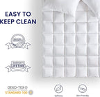 SLEEP ZONE Twin Size Cotton Mattress Pad, Machine Washable Mattress Protector Cover, Soft Cotton Top Cooling Mattress Topper Fits 8-21 inch Deep Pocket, Twin