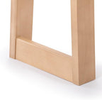 Plank+Beam Solid Wood Console Table, 46 Inch, Sofa Table, Narrow Entryway Table for Hallway, Behind The Couch, Living Room, Foyer, Easy Assembly, Blonde