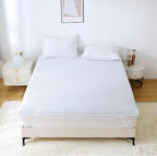 MUXHOMO 2 Inch 7-Zone Full Mattress Topper, Egg Crate Foam Mattress Topper Full Size for Back Pain, Lavender Cooling Gel Infused Bed Pad, CertiPUR-US and Oeko-TEX Certification (54"×75")