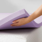 Best Price Mattress Topper Twin, 2" Memory Foam Mattress Topper with Lavender Certipur-US Certified Cooling, Twin Size