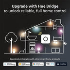 Philips Hue Go Smart Portable Dimmable Table Lamp, White - White and Color Ambiance LED Color-Changing Light - 1 Pack - Indoor and Outdoor Use - Control with Hue App or Voice Assistant
