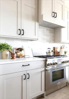 10 Pack Matte Black Cabinet Pulls 3.75 Inch(96mm) Kitchen Cabinet Handles Solid Zinc Alloy Cabinet Hardware Drawer Pulls