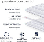 Mattress Topper King Mattress Pad Protector - Quality Plush Luxury Down Alternative Pillow Top - Extra Thick Mattress Cover(King Size)
