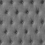 24KF Upholstered Tufted Button Linen Fabric Headboard,Comfortable Fashional Headboard King/CA King Size,Granite
