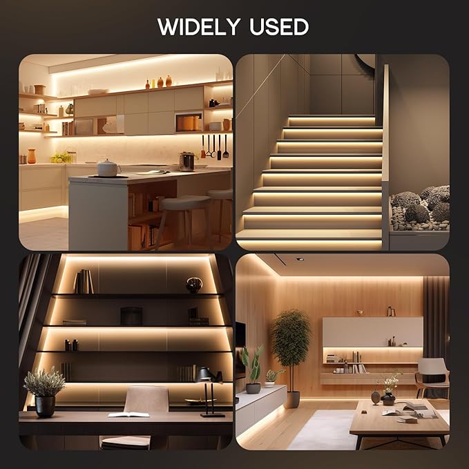 LED Strip Lights Neutral White 4000K,16.4ft 110-120V Neon Rope Lights,Flexible Silicone Outdoor Waterproof Neon Strip Lights for Bedroom,Mirror,Kitchen Cabinet, Living Room,Halloween Decor