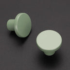 Ravinte 1 Pack Cabinet Knobs Light Green Kitchen Cabinet Knobs Round Dresser Drawer Pulls Closet Door Pulls 1-1/5 Inch