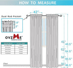 OVZME Black Sheer Curtains 84 Inches Long 2 Panel Sets, Solid Color Lightweight Voile with Light Filter for Sliding Door, Living Room&Bedroom (W42 x L84, 1 Pair)