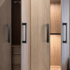 Black Round 5 in 10 pcs Wooden Drawer Pulls Handle pulls for cabinets Kitchen Cabinet Drawer pulls Cabinet Door Pull