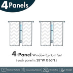 Ambesonne Cats Window Curtains Pack of 2, Modern Scandinavian Inspired Innocent Kitten Pattern with Leafy Details, Lightweight Set with Rod Pocket, 4 Panels of - 28" x 63", Pale Teal Pale Khaki Grey