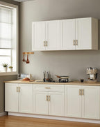 HBL' 20 Pack | 3'' Center to Center Brushed Gold Cabinet Pulls Kitchen Cabinet Handles,Made of Stainless Steel,Ideal for Cabinet,Drawer,Cupboard and Wardrobe.