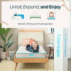 Linenspa 6 Inch Mattress - Firm Feel - Bonnell Spring with Foam Layer - Mattress in a Box - Youth or Kids Bed - Guest Bedroom - Durable and Breathable Support - Affordable - Twin Size
