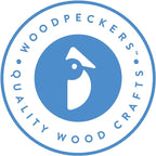 Woodpeckers 3/4-inch Birch Wood End Grain Knobs, Pack of 50 Unfinished Small Wooden Cabinet and Furniture Knobs