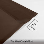 OWENIE Sheer Chocolate Curtains, Sheer Curtains 84 inch Length 2 Panels Set, Rod Pocket Voile Fimly Sheer Drapes for Living Room/Bedroom, 2pcs, Each 42" W x 84" L