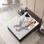 Queen Mattress, 14 Inch Hybrid Mattresses Eurotop with Gel Memory Foam,Motion Isolation Individually Wrapped Pocket Coils Breathable Comfort Soft Pressure Relief 100 Night Trial