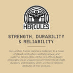 Hercules 8 Inch High Profile Foundation Mattress Box Spring Replacement, King