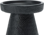 Main + Mesa Stoneware Pillar & Taper Candle Holders, Set of 2