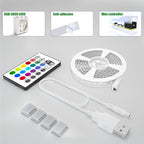 Tv Led Backlight, Maylit 8.2ft Led Strip Lights for 40-60in Tv, USB Powered Tv Lights kit with Remote, RGB Bias Lighting for Room Decor