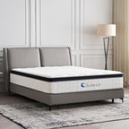 10 Inch Queen Size Hybrid Mattress - Medium Firm, Memory Foam & Pocket Springs, Motion Isolation, Edge Support, Pressure Relief, Ships Compressed