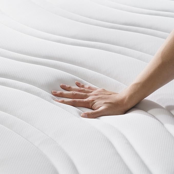 ZINUS 10 Inch Spring Sensation Hybrid Mattress [New Version], Full, Fiberglass Free, Medium Firmness, Durable Support, Certified Safe Foams & Fabric, Mattress in A Box