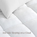 Bare Home Twin Microplush Mattress Topper - Pillow Top Reversible - Soft Mattress Cover - Dual Sided All-Season - 8" to 24" Deep Pocket - Fitted Cover - Dorm Essentials - Plush Mattress Pad (Twin)