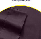 King Size Bed Sheets - 6 Piece 1500 Supreme Collection Fine Brushed Microfiber Deep Pocket King Sheet Set Bedding - 2 Extra Pillow Cases, Great Value, King, Purple