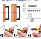 Ravinte 32 Pack 4-1/2 Inch Square Cabinet Handles - Matte Black Pulls for Kitchen Drawers, Cabinets, Cupboards - Hardware Handles