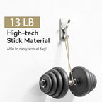 Self Adhesive Coat Hooks for Hanging: Heavy Duty Stainless Wall Hook for Towel, Backpack, Hat, Sturdy Metal Hanger for Bathroom, Bedroom, Door, Brushed Nickel 10 Pack