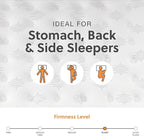 Signature Design by Ashley California King Size Palisades 14 Inch Plush Hybrid Mattress with Quick Response Gel Memory Foam, Fiberglass Free, Mattress In A Box