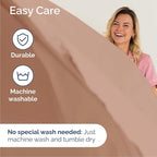 Cal King 6 Piece Sheet Set - Comfy Breathable & Cooling - Ultra-Soft Hotel Luxury Bedding Set with 8-16 Inch Deep Pockets - 1 Flat & 1 Fitted Sheet & 4 Pillowcases - Wrinkle Free & Easy Care - Mauve