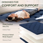 ZonLi Japanese Floor Futon Mattress Twin Size 75"x 39", 100% Cotton Cover 2.5'' Thicken Tatami Mattress, Foldable Sleeping Pad, Portable Dormitory Tatami Mat, Roll Up Floor Lounger Bed for Adult