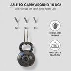 GlazieVault Coat Hooks – Door Hook (5 Pack) - Heavy Duty Wall Mounted - Premium Design Rust Free Hooks