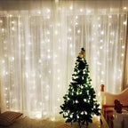 Christmas String Lights,33FT 100 LEDs White Chritsmas Tree Lights Indoor Connectable String Light Clear Wire 8 Modes Plug in for Room Tree Wedding Decoration