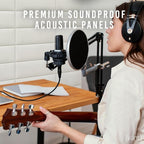 Vänt Upholstered Wall Panels - Queen/Full Size Wall Mounted Headboards - Vintage Leather Cognac - Set of 4 Panels (Each Individual Panel 30"x11.5")