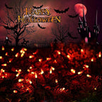 Brizled Orange Halloween Lights, 21.3ft 100-ct Incandescent Halloween String Lights Connectable, UL Certified Orange Light String, Black Wire Mini Light Set for Fall Season Holiday Thanksgiving Tree