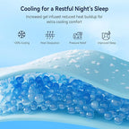 ELEMUSE Full Size Dual Layer 3 Inch Memory Foam Mattress Topper, 2 Inch Cooling High Density Memory Foam Bed Pad and 1 Inch Plush Feel Pillow Top Mattress Topper Cover for Back Pain Relief