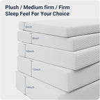 Avenco Twin Mattress 10 Inch, Memory Foam Twin Size Mattress in a Box for Comfort Sleep & Pressure Relief, CertiPUR-US Certified for Medium Firm Mattresses